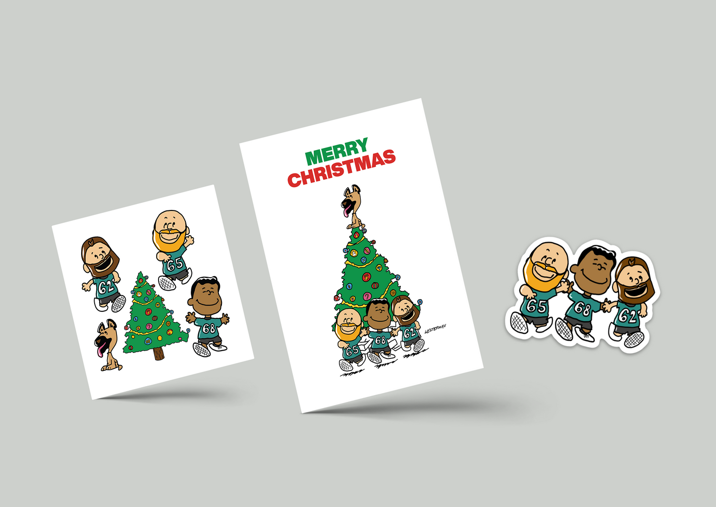 A Philly Special Christmas "Greeting Cards + Magnets"