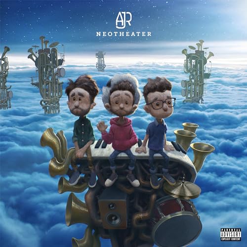 Ajr Neotheater (Clear with Blue Splatter)