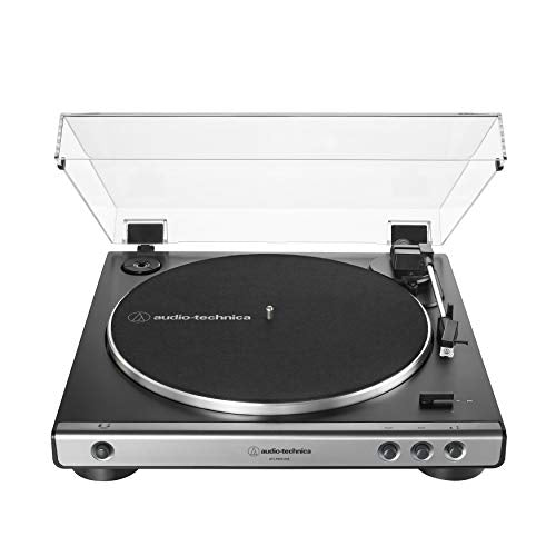 Audio-Technica AT-LP60XUSB-GM Fully Automatic Belt-Drive Stereo Turntable (Analog & USB), Gunmetal
