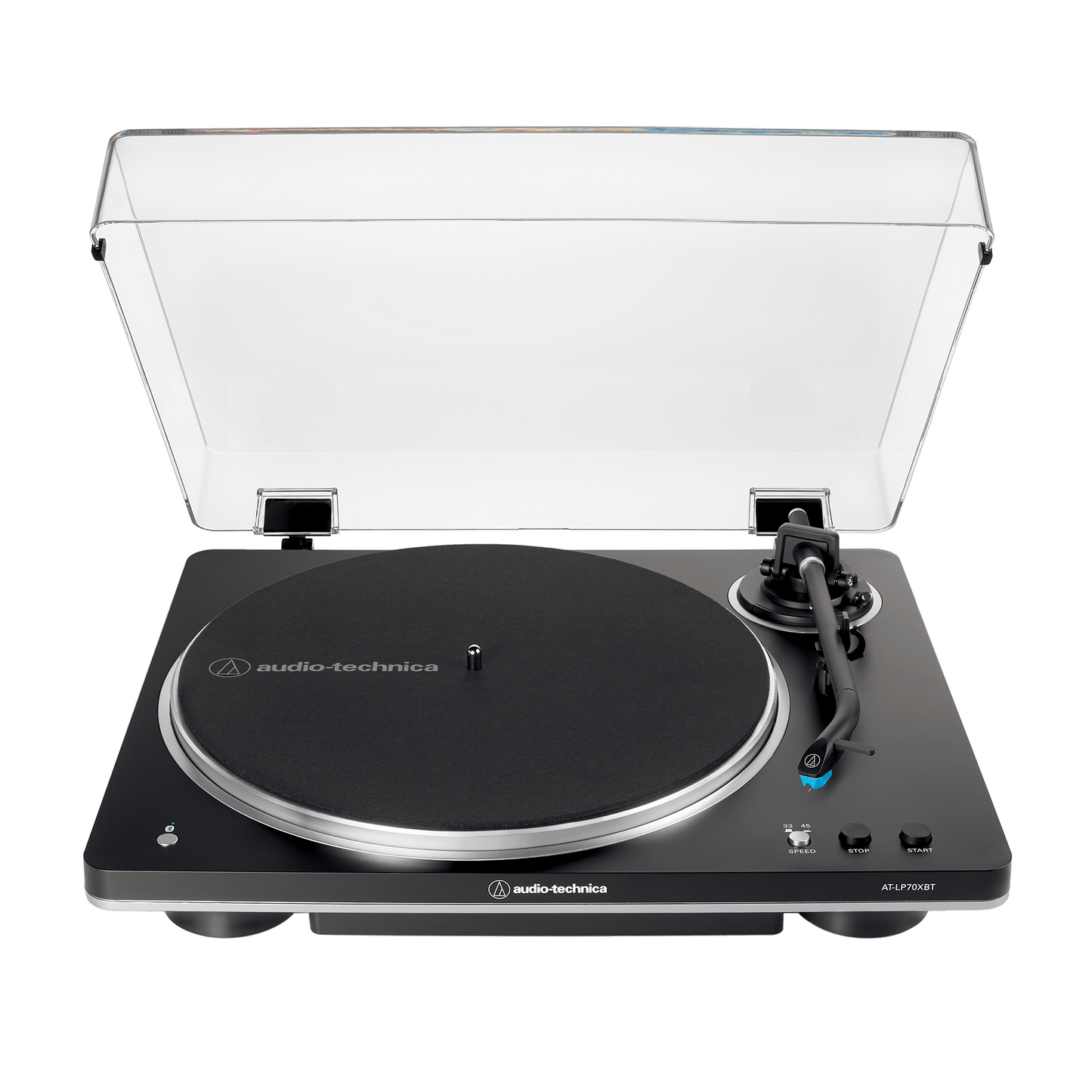 Audio Technica AT-LP70XBT-BS - FULLY AUTO WRLS BELT-DRIVE TT,BLK/SILVER