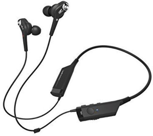 Audio Technica ATH-ANC40BT - Quietpoint Active noise-cancelling in-ear headphones with Bluetooth 3.0; built-in mic and volume control buttons; connects up to eight Bluetooth wireless devices