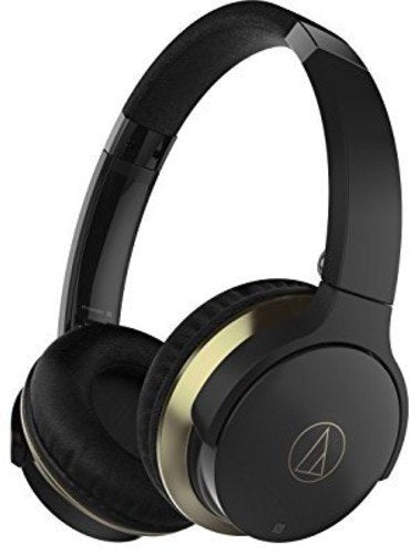 Audio Technica ATH-AR3BTBK - SonicFuel wireless on-ear headphones with in-line mic and control, black