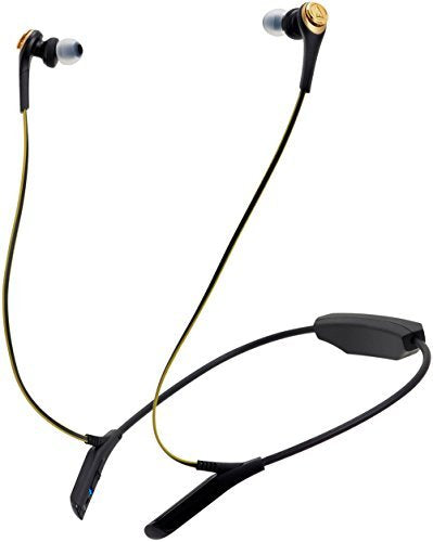 Audio Technica ATH-CKS550BTBGD - Wireless in-ear headphones with in-line mic and control, black/gold?