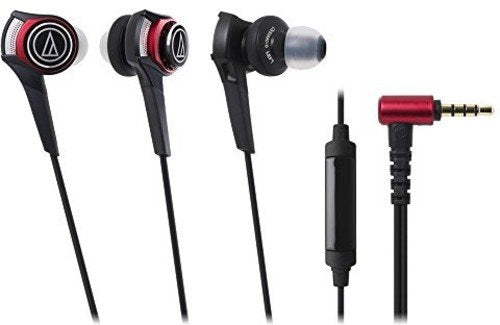 Audio-Technica ATH-CKS990iS Solid Bass In-Ear Headphones with In-line Microphone & Control