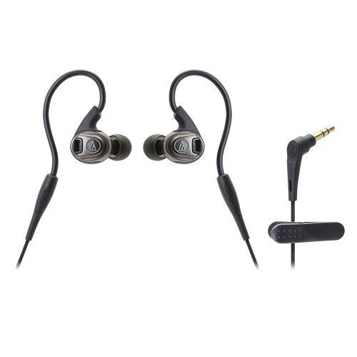 Audio Technica ATH-SPORT3BK - SonicSport in-ear headphones with IPX5 waterproof,sweat-proof rating, black