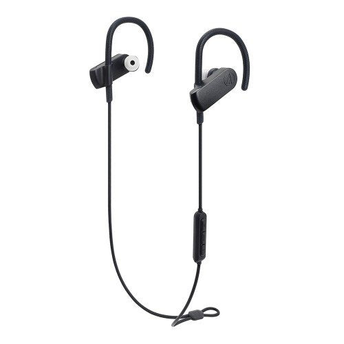 Audio-Technica ATH-SPORT70BTBK SonicSport Bluetooth Wireless In-Ear Headphones, Black