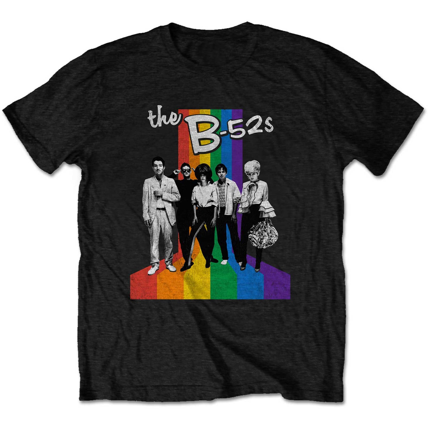 B52s Rainbow Stripes black