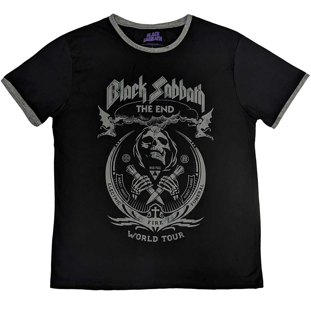Black Sabbath The End Mushroom Cloud Black