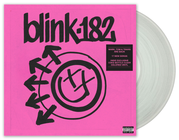 blink-182 ONE MORE TIME… (Indie Retail Exclusive Coke Bottle Clear Color Vinyl)