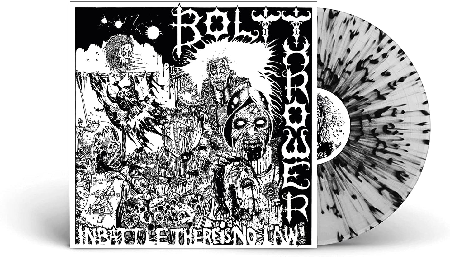 Bolt Thrower IN BATTLE THERE IS NO LAW (CLEAR/GREY/BLACK/WHITE SPLATTER VINYL)
