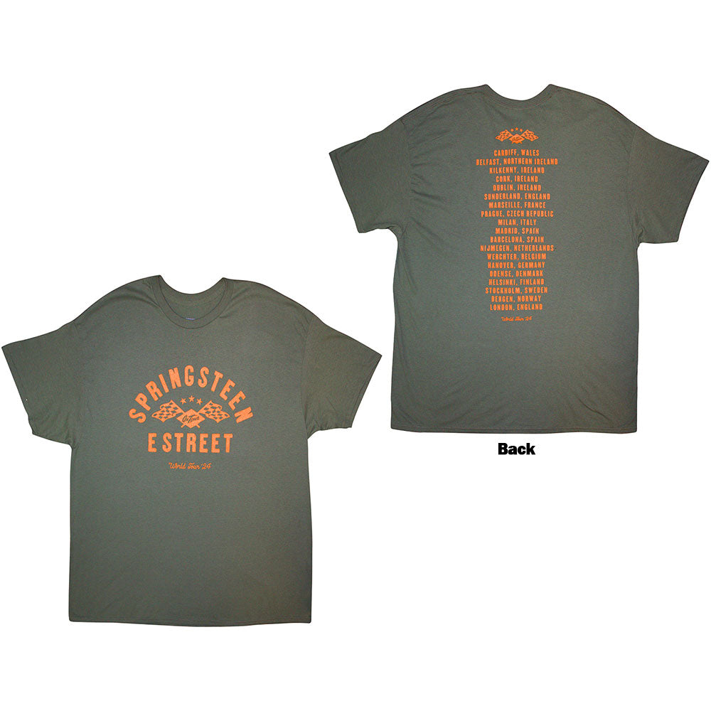 Bruce Springsteen Tour '24 Arch Flag Green