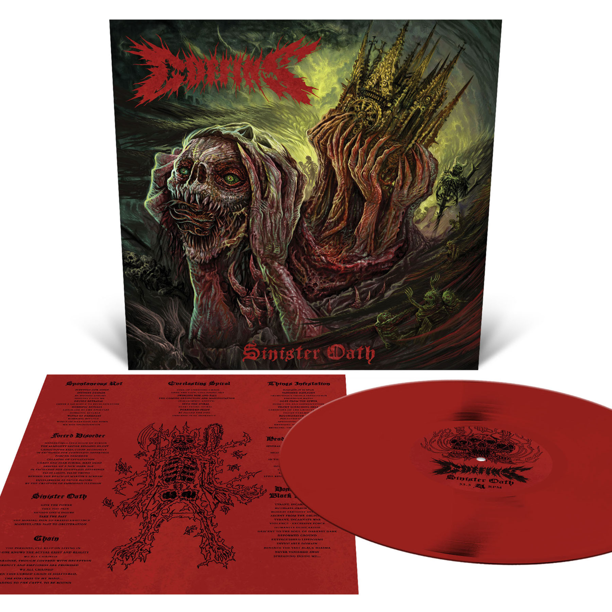 Coffins Sinister Oath (Colored Vinyl, Oxblood Red)