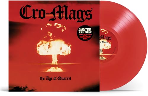 Cro-Mags The Age Of Quarrel (Ruby Red Translucent Lp)