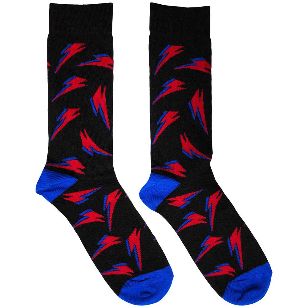 David Bowie Flash Pattern Black