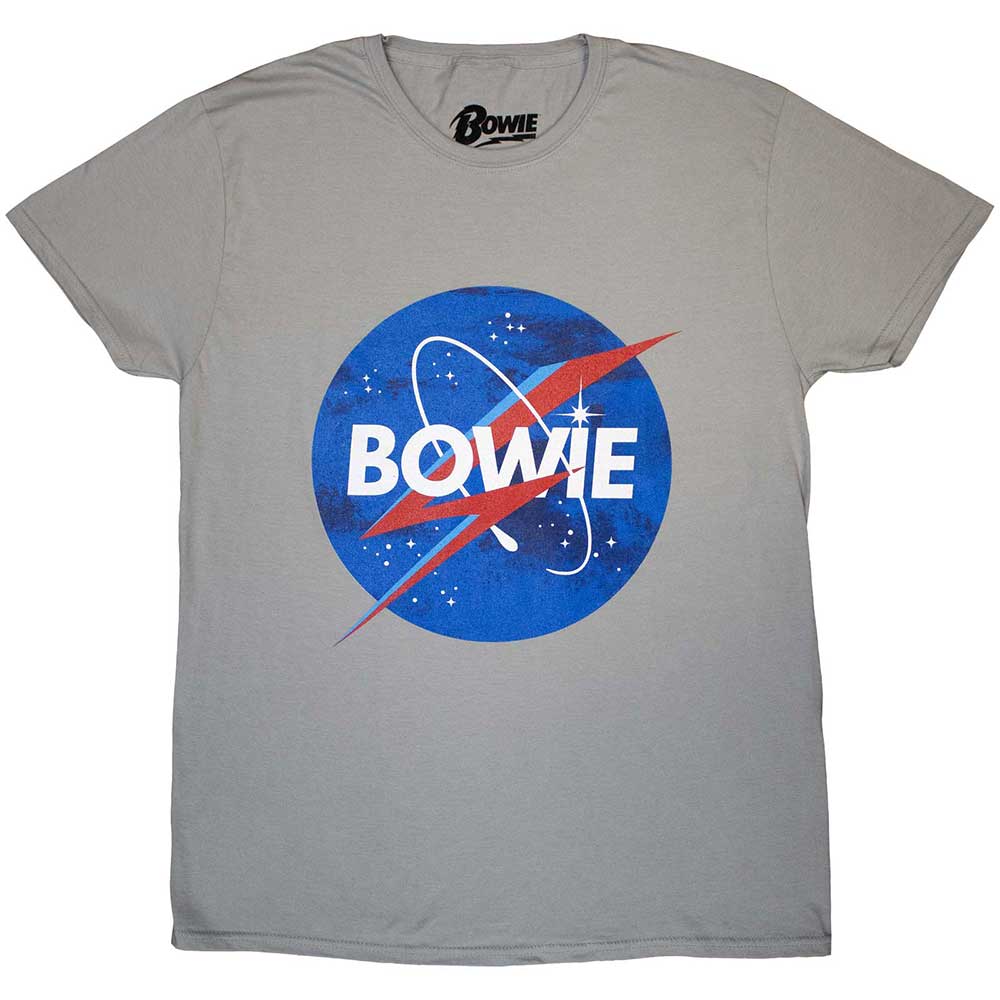 David Bowie Starman Logo Grey