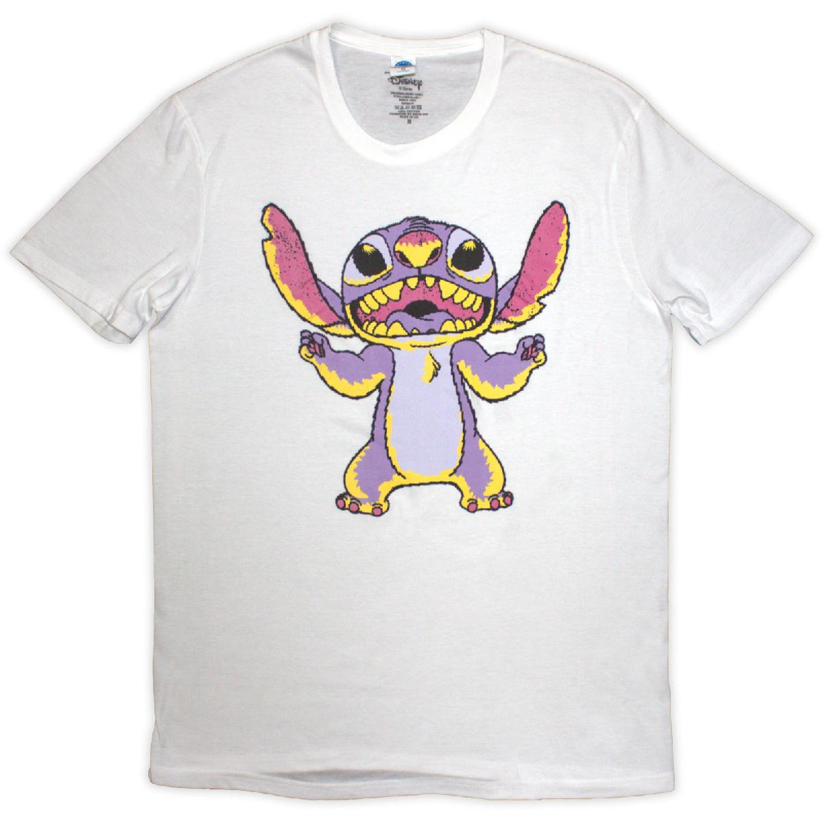 Disney Lilo & Stitch Purple Stitch White
