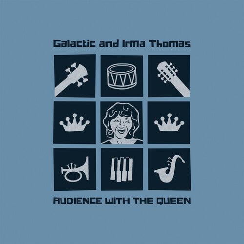 Galactic with Irma Thomas Audience With The Queen (Indie Exclusive, Sky Blue and Gold Colored Vinyl)