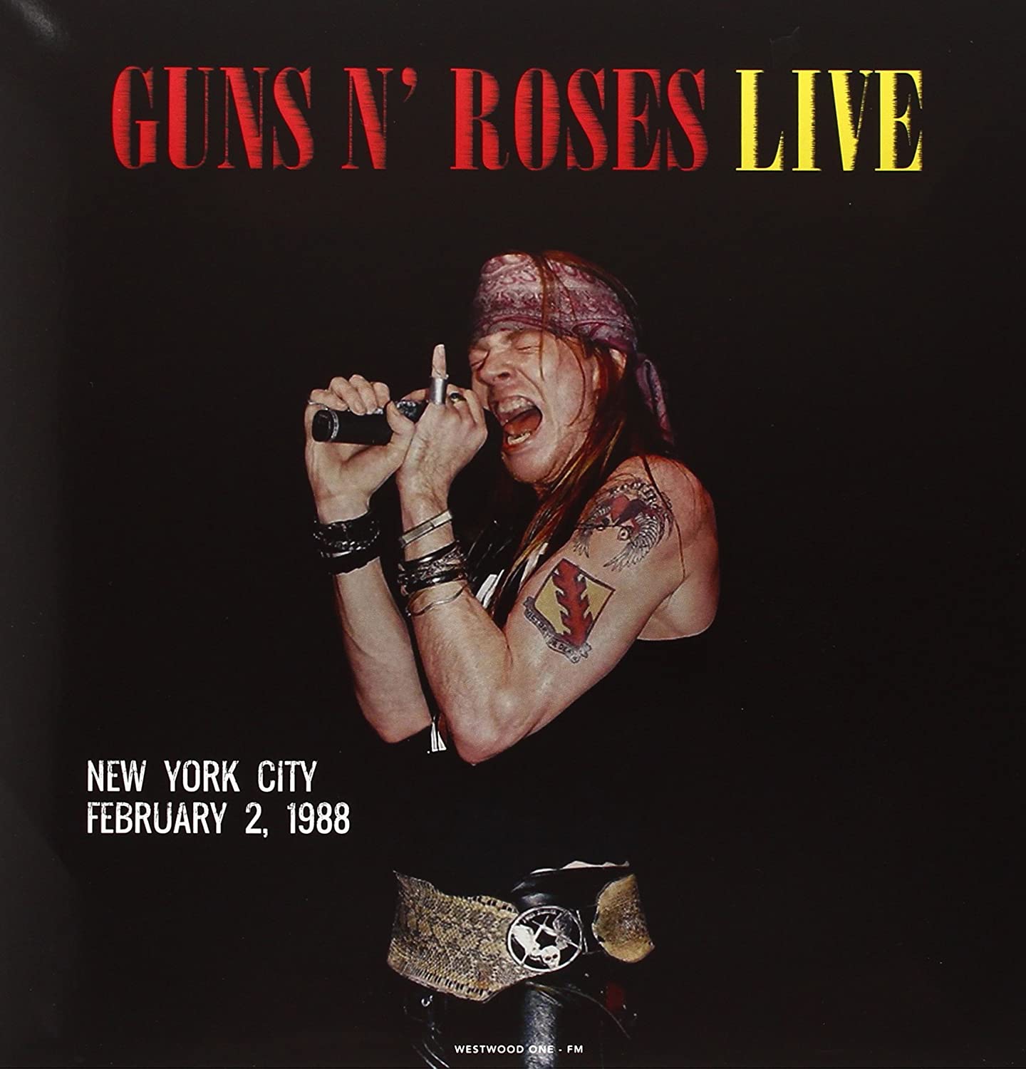 Guns N' Roses Live In New York City / February 2 1988 (Red Vinyl)