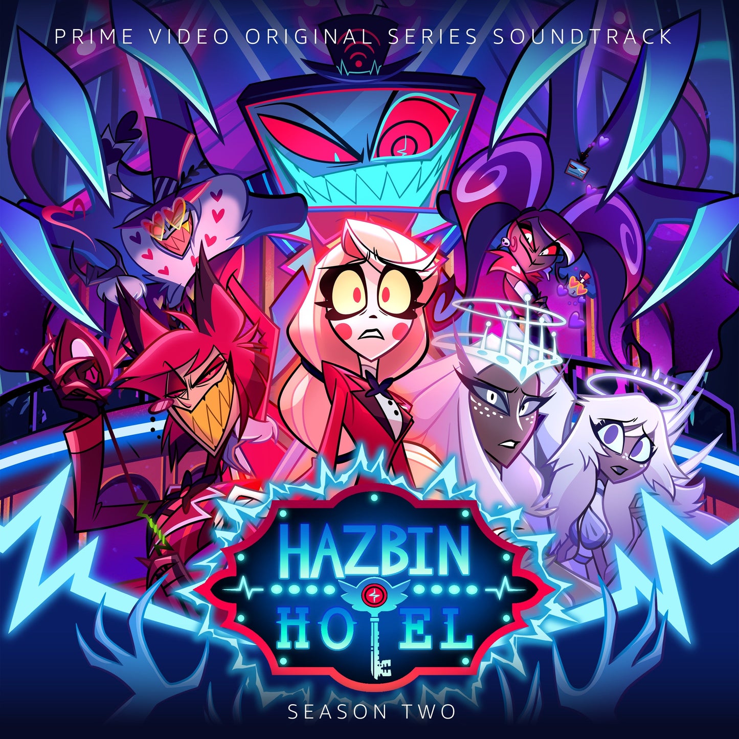Hazbin Hotel Hazbin Hotel: Season Two (Original Soundtrack) (Voxtex Blue Clear Vinyl)