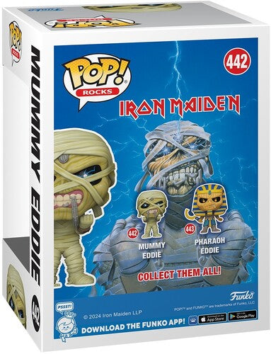 Iron Maiden FUNKO POP! Rocks: Iron Maiden - Eddie Mummy Powerslave, 40th Anniversary (Vinyl Figure)
