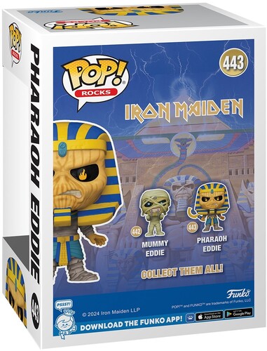 Iron Maiden FUNKO POP! Rocks: Iron Maiden - Pharoah, Powerslave, 40th Anniversary (Vinyl Figure)