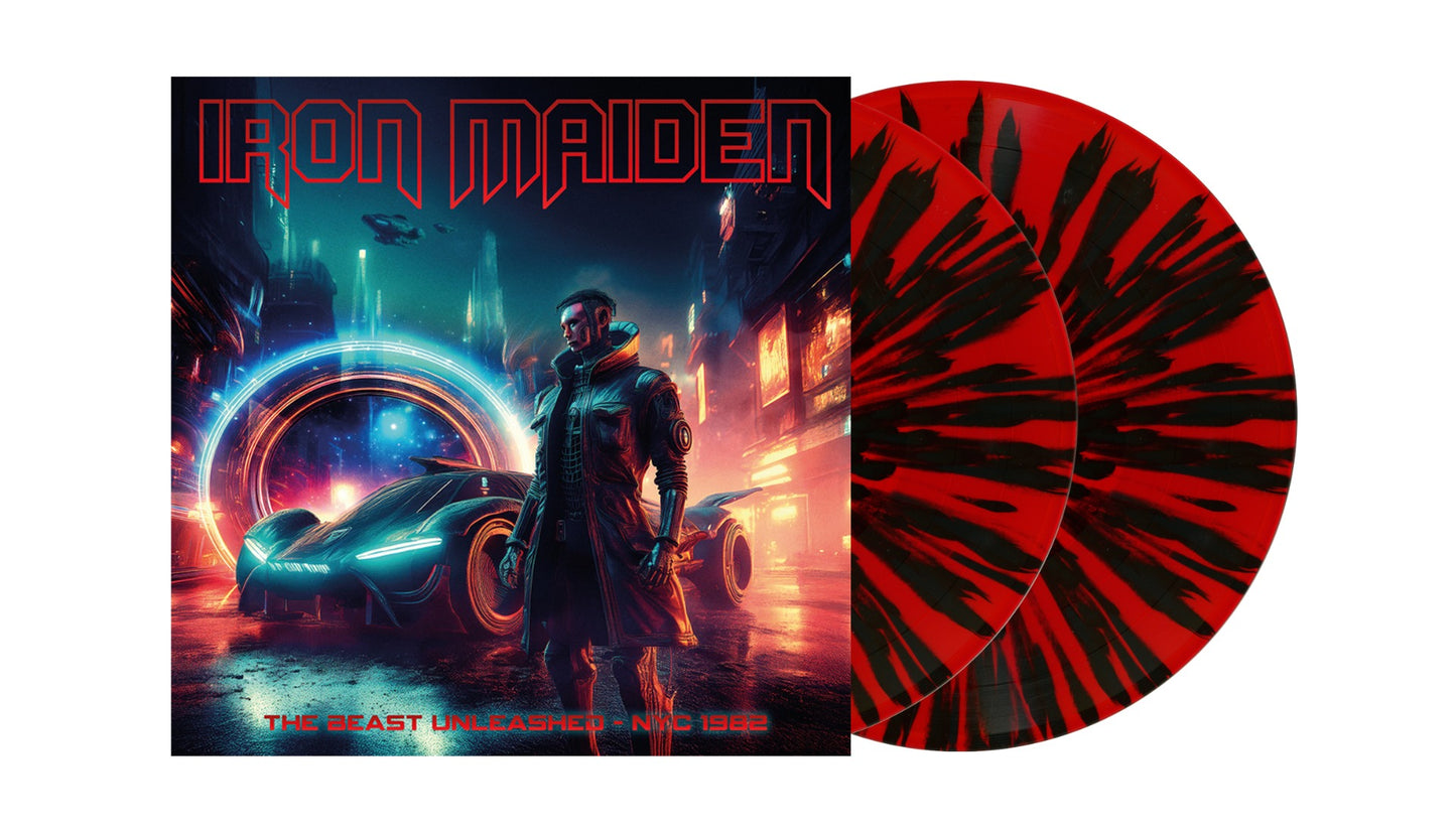 Iron Maiden The Beast Unleashed - NYC 1982 (Red W/ Black Splatter Vinyl) (2Lp)
