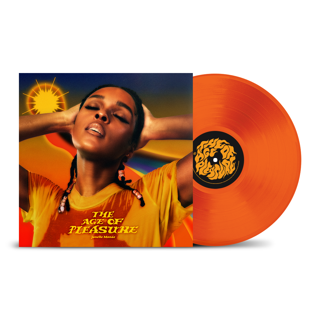 Janelle Monáe The Age of Pleasure (Indie Exclusive Gatefold on Orange Crush Vinyl)