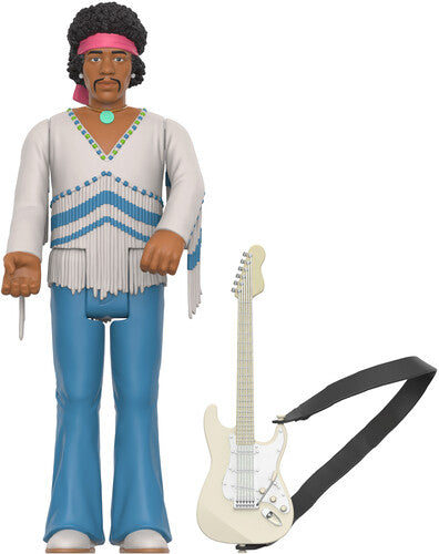 Jimi Hendrix Super7 - Jimi Hendrix - Reaction Figures - Jimi Hendrix (Festival) (Collectible, Action Figure, Figure)