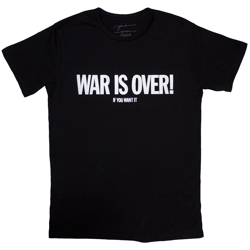 John Lennon War Is Over Black