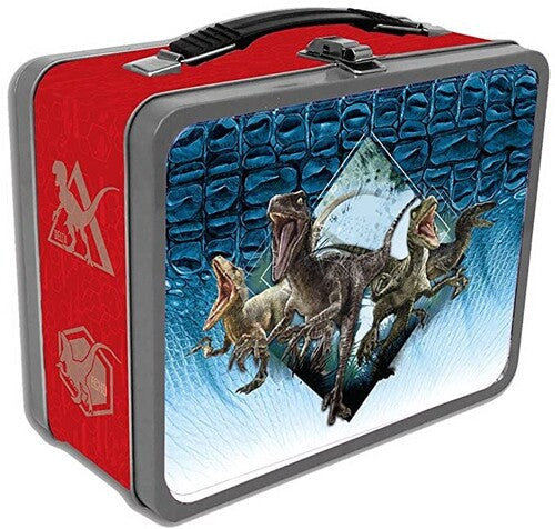 Jurassic World Jurassic World - Raptors Tin Tote (Large Item, Tin Case, Tote