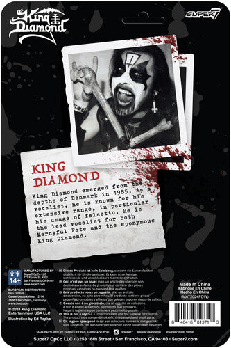 King Diamond Super7 - King Diamond - ReAction Figures - King Diamond (Collectible, Action Figure)