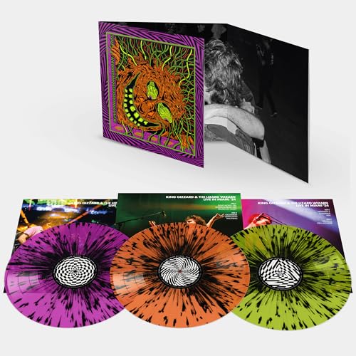 King Gizzard & The Lizard Wizard King Gizzard - Live In Miami '24 (Triple Gatefold - Splatter Vinyl) (3Lp)