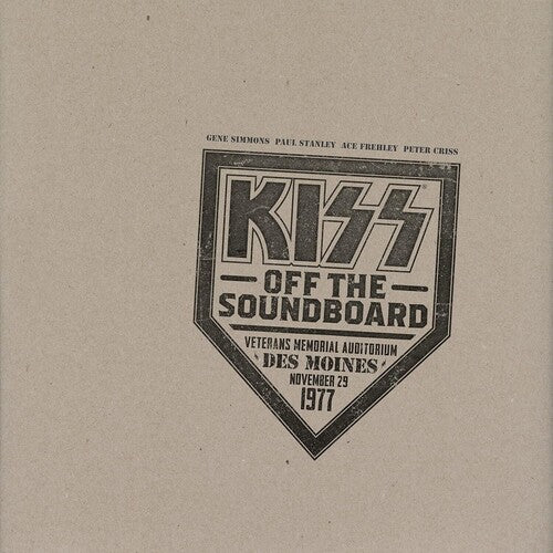 Kiss Kiss Off The Soundboard: Live In Des Moines (Limited Edition, Violet Colored Vinyl) (2 Lp's)