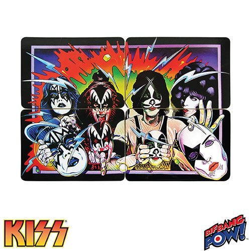 Kiss Kiss Unmasked Coaster Set Of 4 (Coasters)