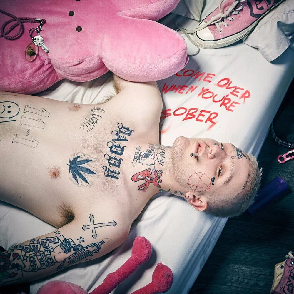 Lil Peep Come Over When You're Sober, Pt.1 (Clear & Pink Colored Vinyl)