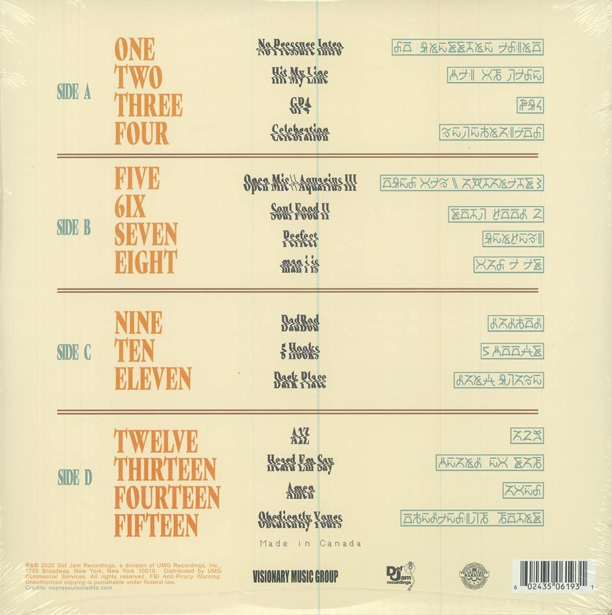 Logic No Pressure (Alternate Cover) (2 Lp's)