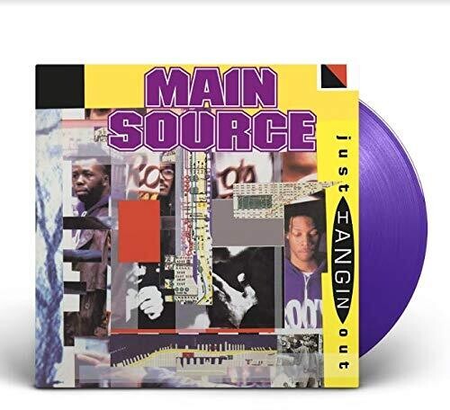Main Source Just Hangin' Out / Live At The Barbecue (Colored Vinyl, Purple) (7" Single)