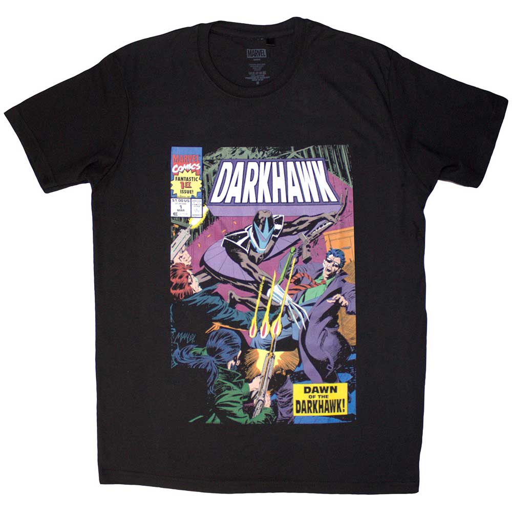 Marvel Comics Darkhawk Comic Cover Black