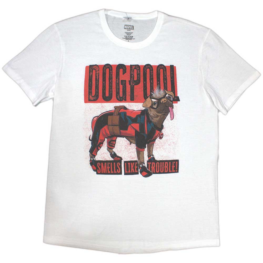 Marvel Comics Deadpool Dogpool Smells Like Trouble White
