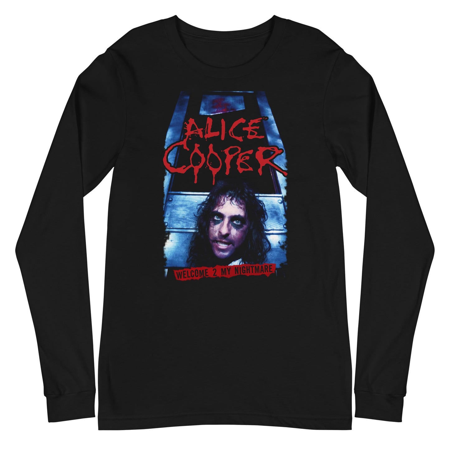 MerchMoment Alice Cooper - Nightmare Long Sleeve T-Shirt Black