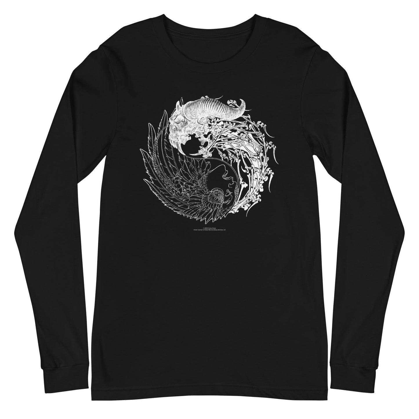 MerchMoment Danzig - Circular Long Sleeve T-Shirt Black