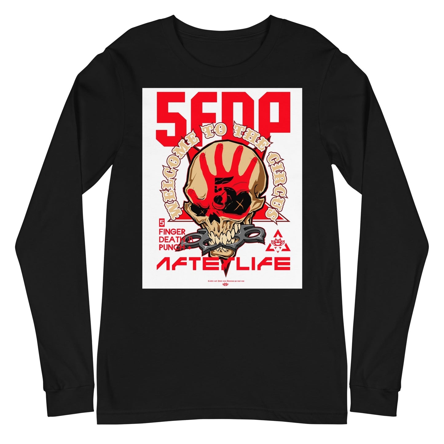 MerchMoment Five Finger Death Punch - Welcome to the Circus Long Sleeve T-Shirt Black