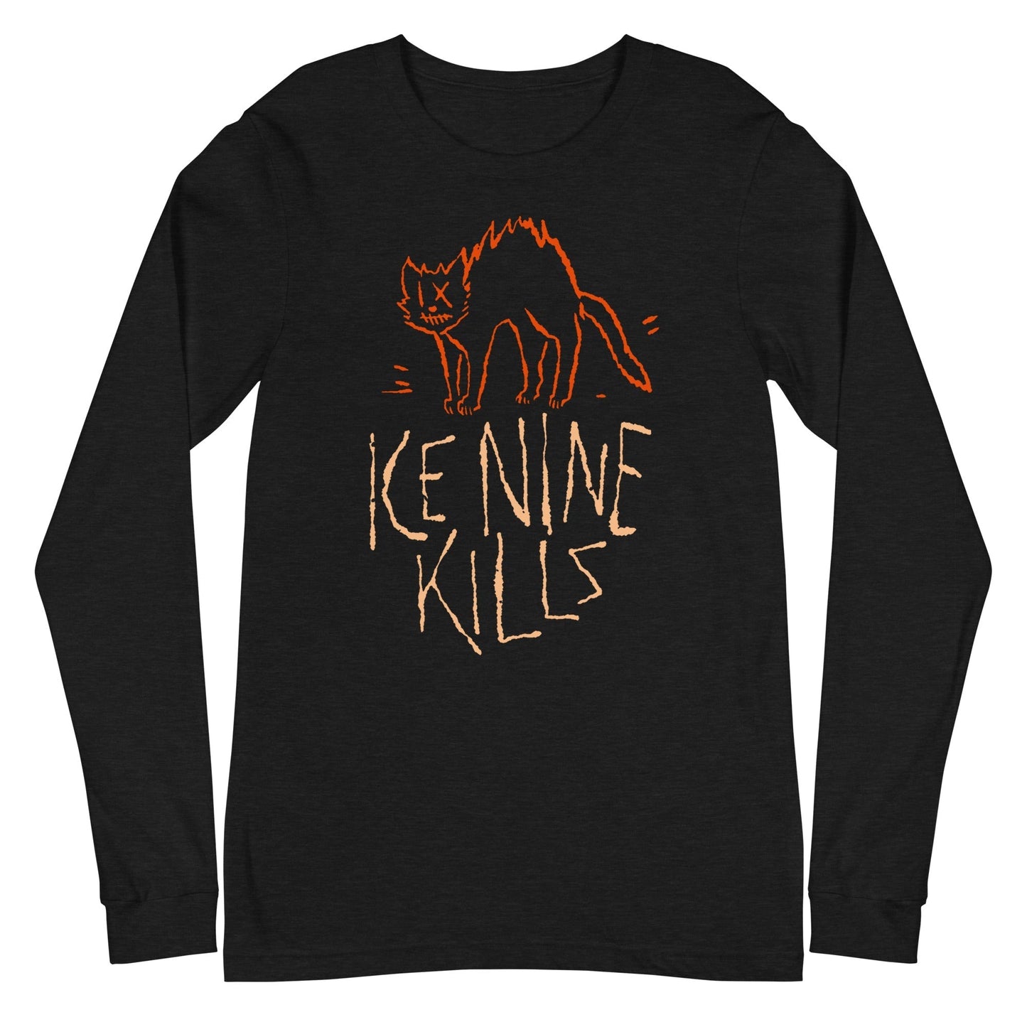 MerchMoment Ice Nine Kills - Scratchy Cat Long Sleeve T-Shirt Black