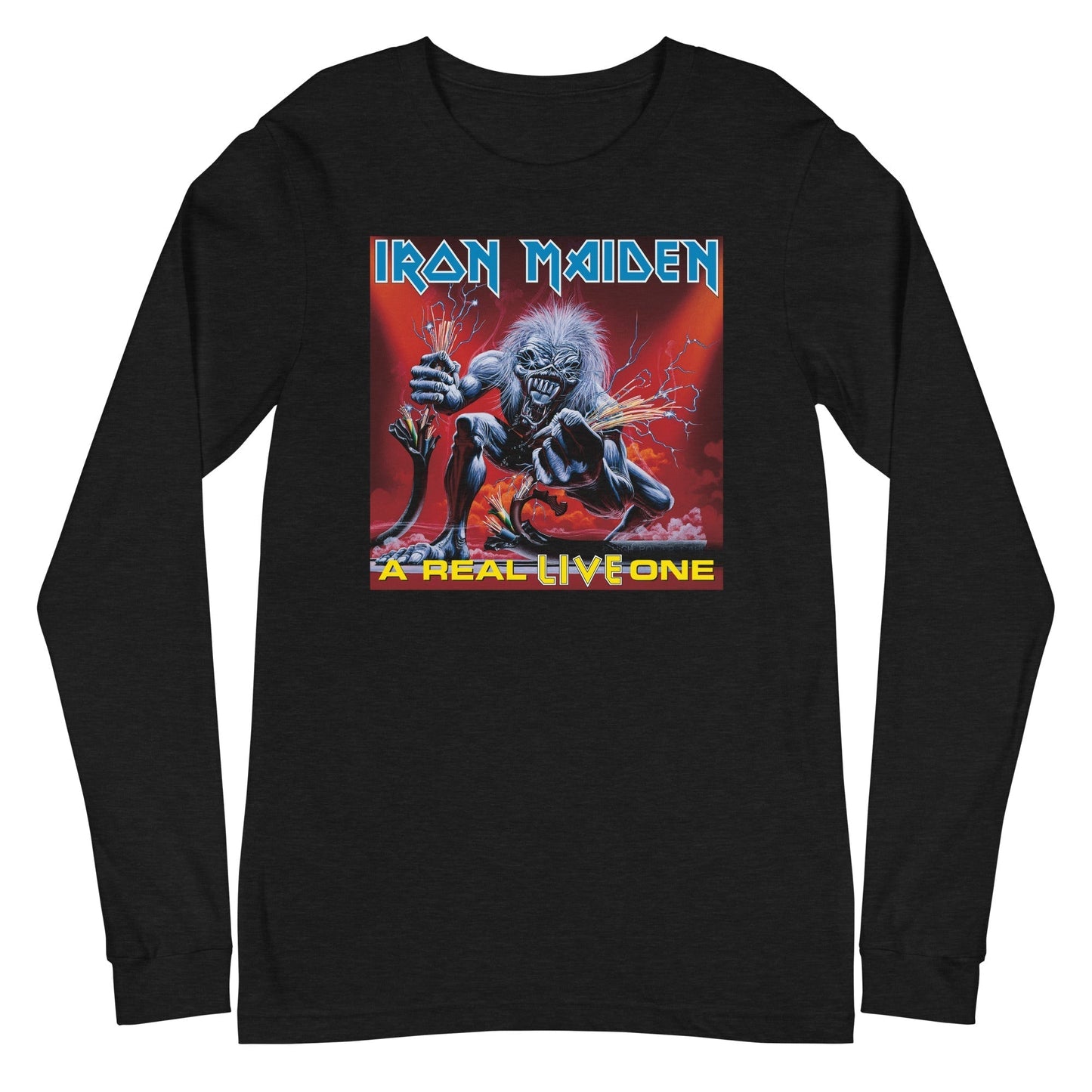 MerchMoment Iron Maiden - A Real Live One Long Sleeve T-Shirt Black