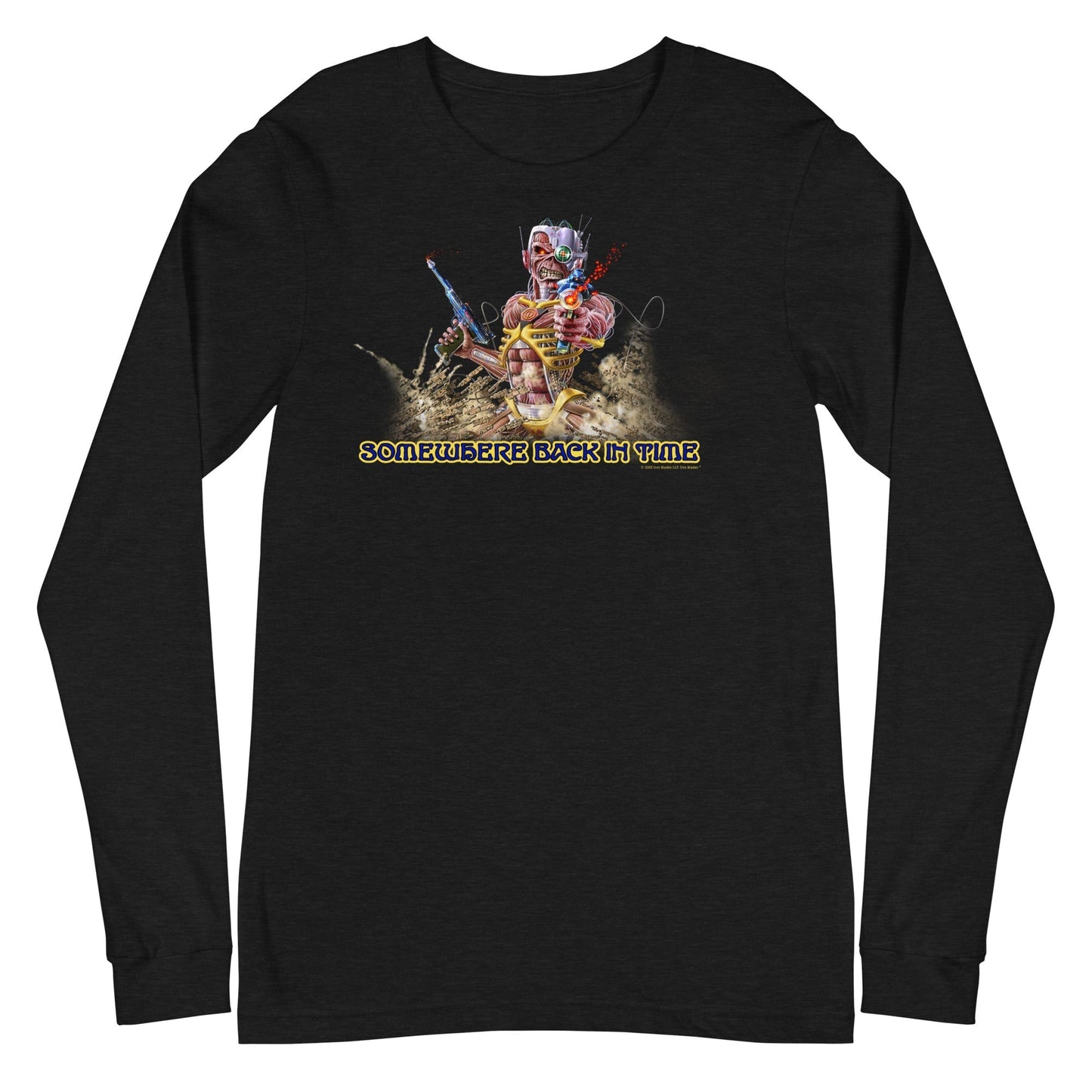 MerchMoment Iron Maiden - Back in Time Long Sleeve T-Shirt Black