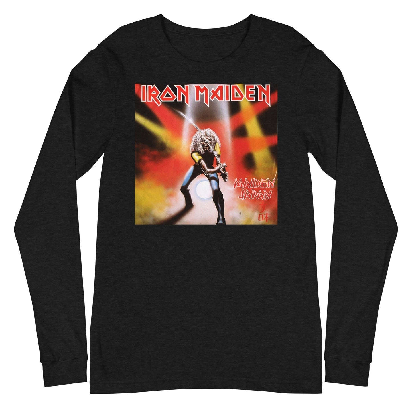 MerchMoment Iron Maiden - Japan Long Sleeve T-Shirt Black
