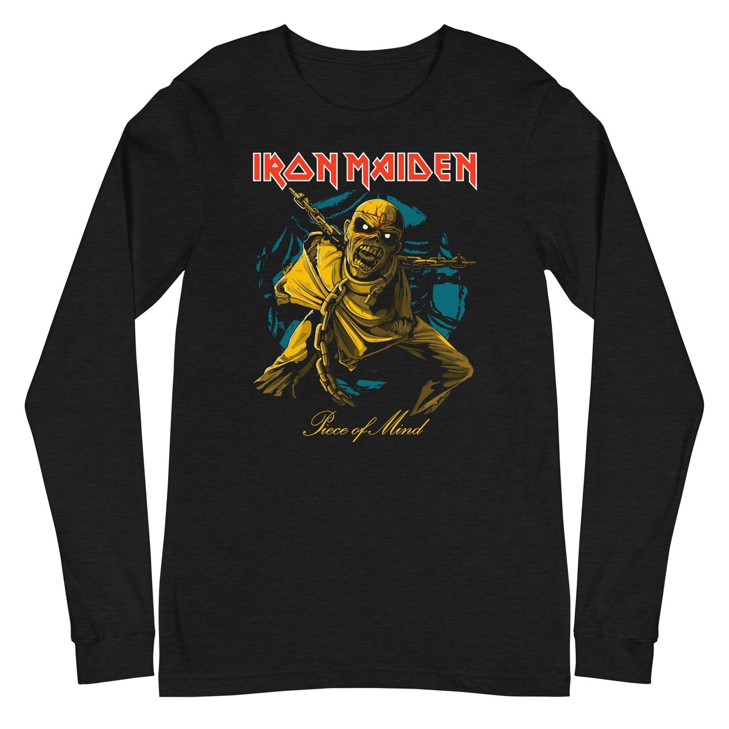 MerchMoment Iron Maiden - Mummy Long Sleeve T-Shirt Black