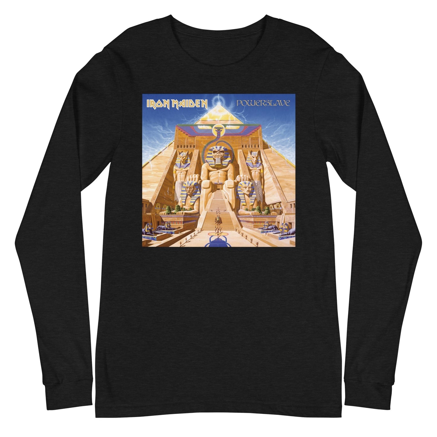 MerchMoment Iron Maiden - Powerslave Long Sleeve T-Shirt Black
