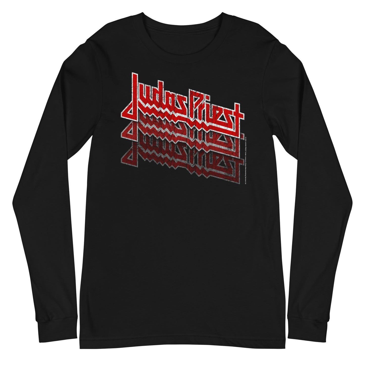 MerchMoment Judas Priest - Triple Vision Logo Long Sleeve T-Shirt Black