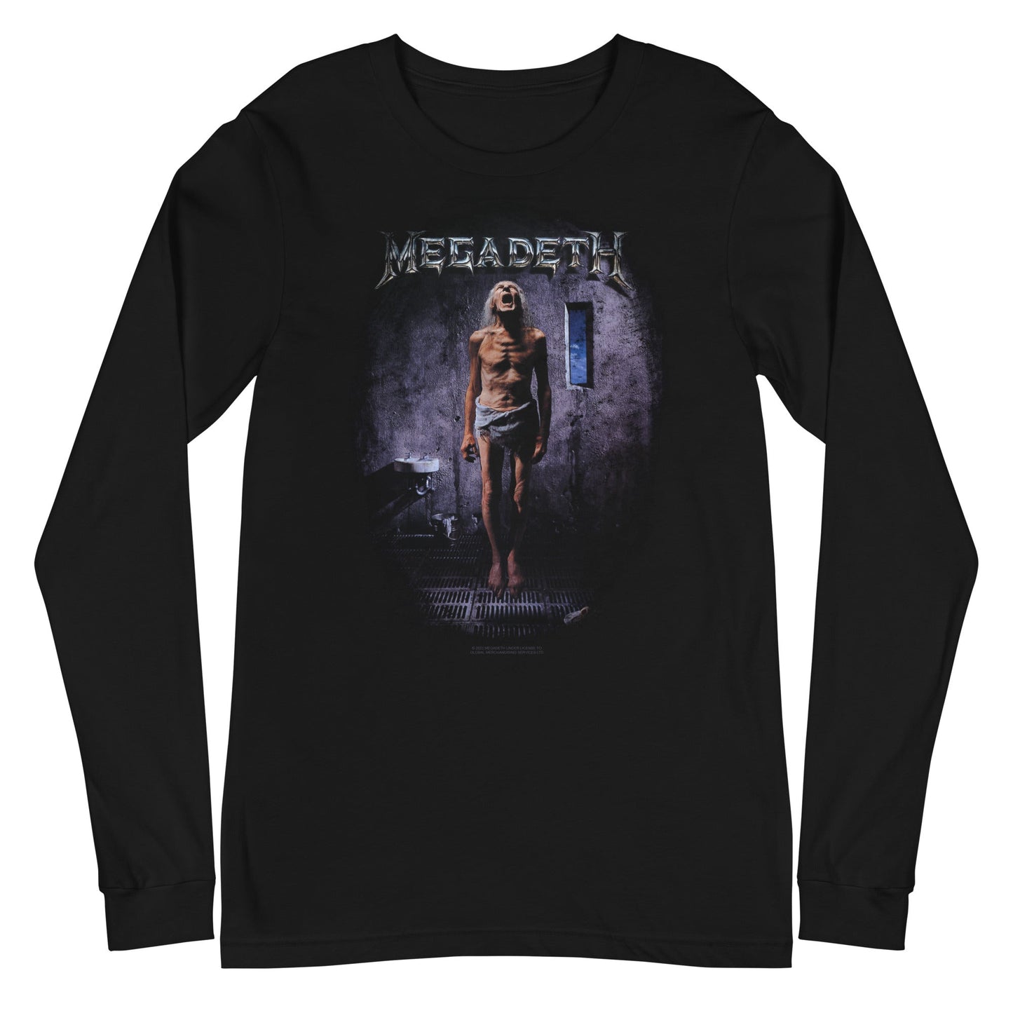 MerchMoment Megadeth - Countdown to Extinction Long Sleeve T-Shirt Black